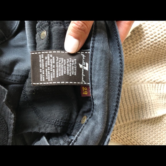 Skinny black jeans - 7 for all Mankind - Picture 4 of 4